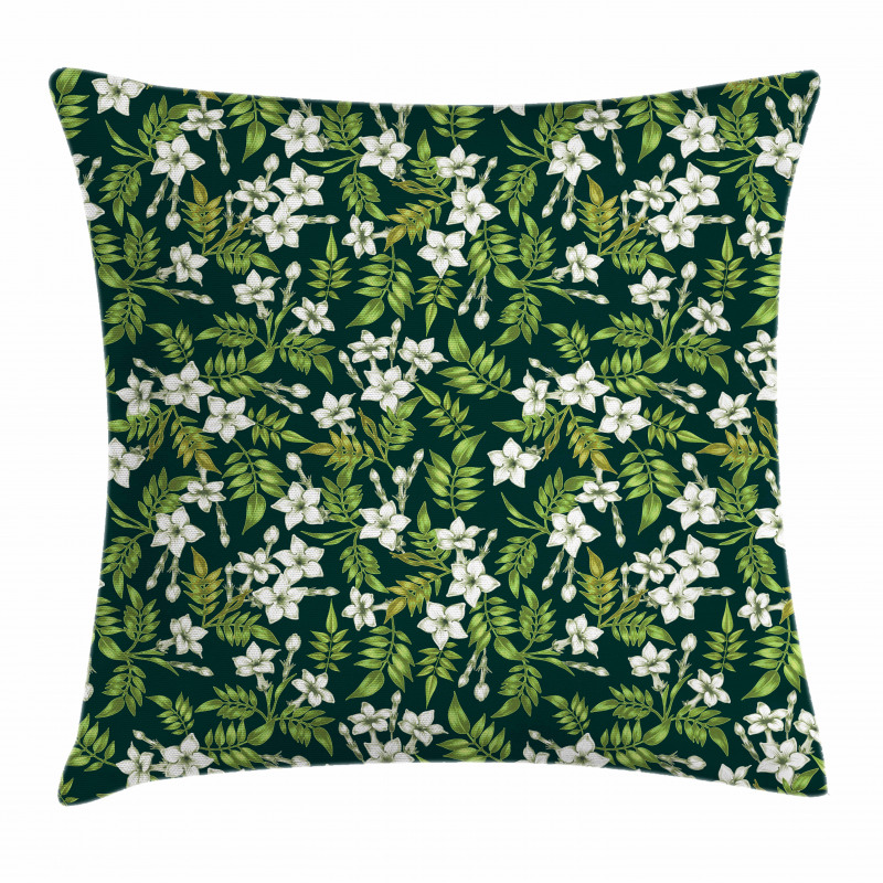 Awakening Floral Buds Pillow Cover