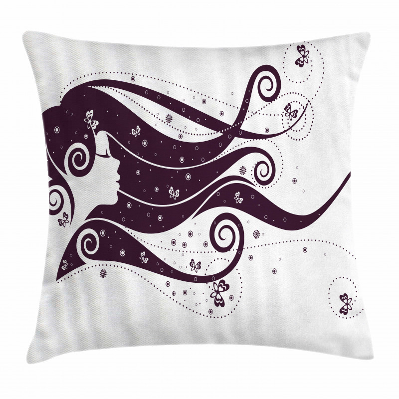 Abstract Fantasy Portrait Pillow Cover