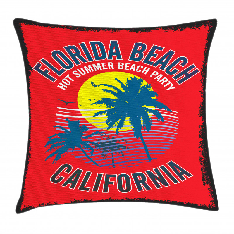 Summer Party California Pillow Cover