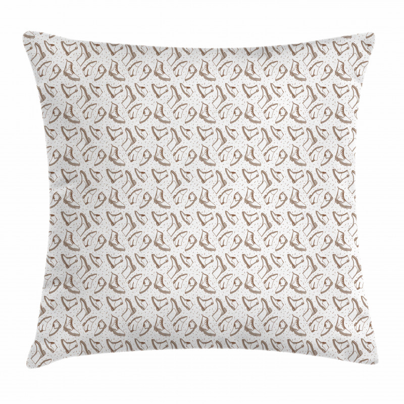 Line Art Shoes Outdoor Pillow Cover
