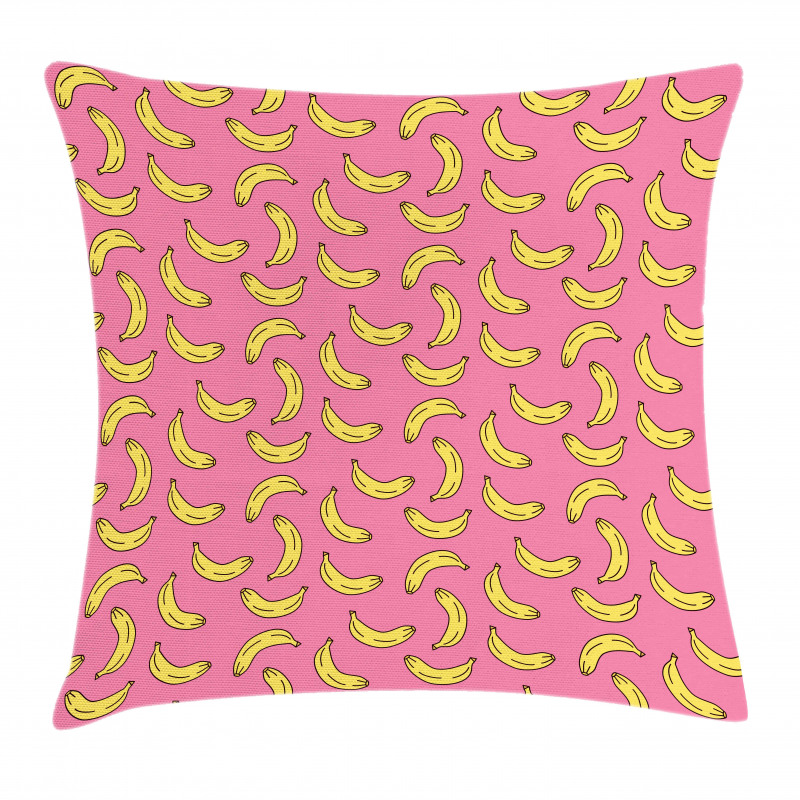 Cartoon Style Bananas Pillow Cover