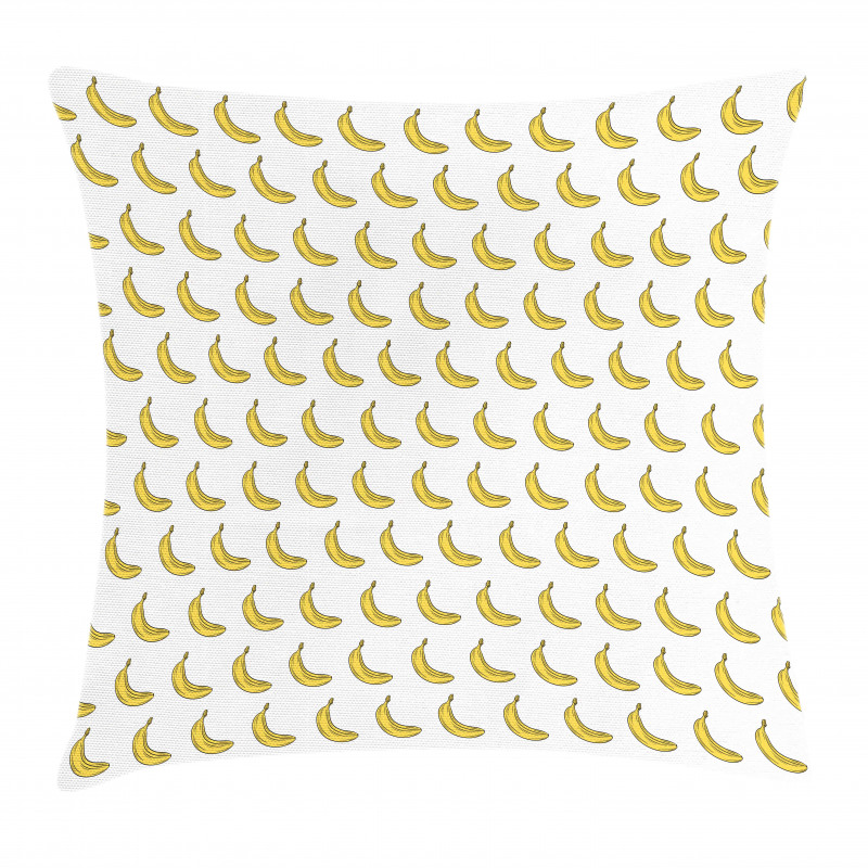 Doodle Exotic Bananas Pillow Cover