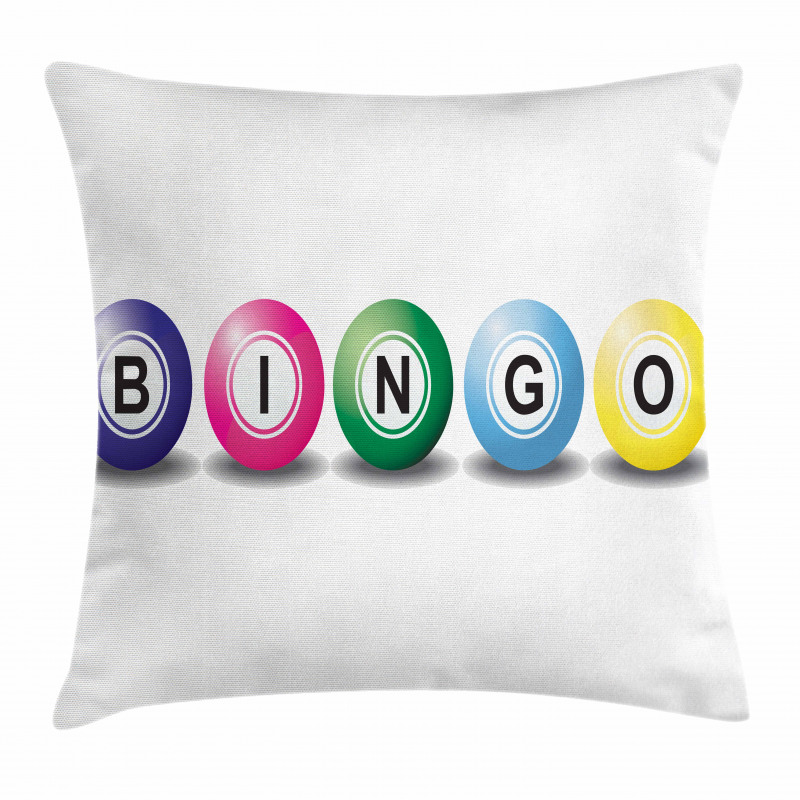 3D Style Colorful Balls Pillow Cover