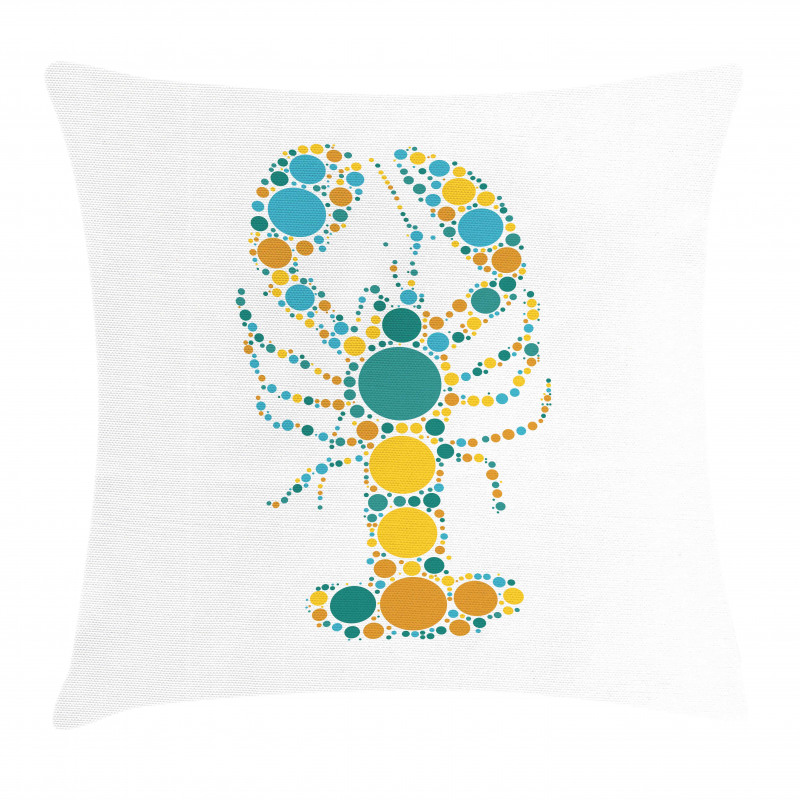 Pointillist Colorful Pillow Cover