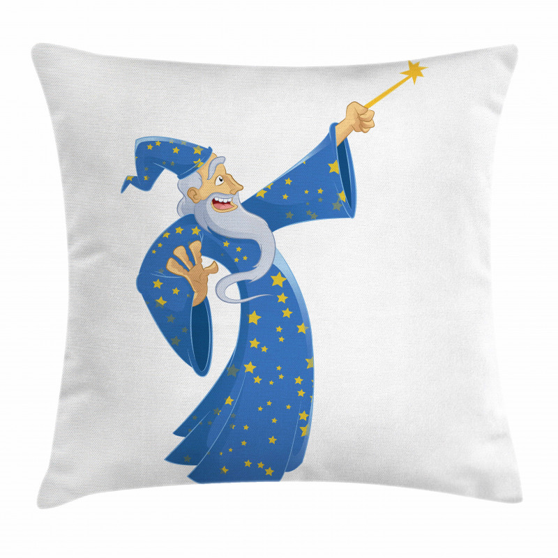 Old Man Abracadabra Pillow Cover