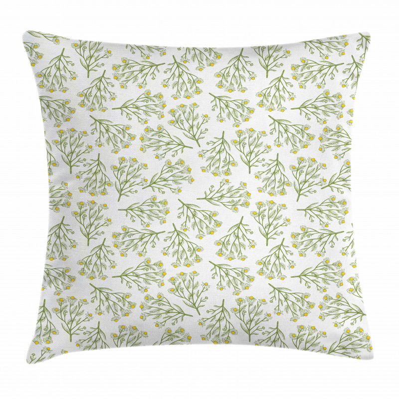 Retro Daisy Spring Pillow Cover