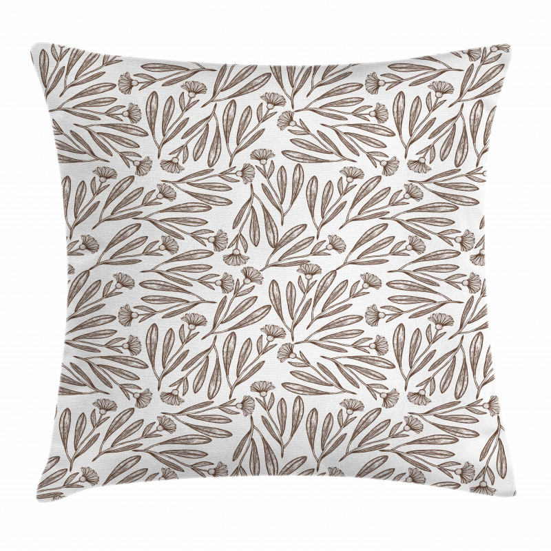Calendula Branches Pillow Cover