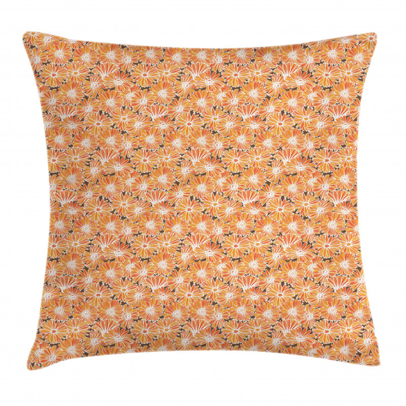 Calendula Florets Pillow Cover