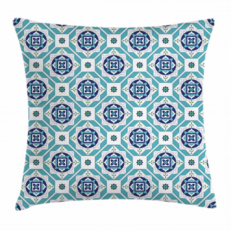 Geometric Moroccan Tile Pillow Cover