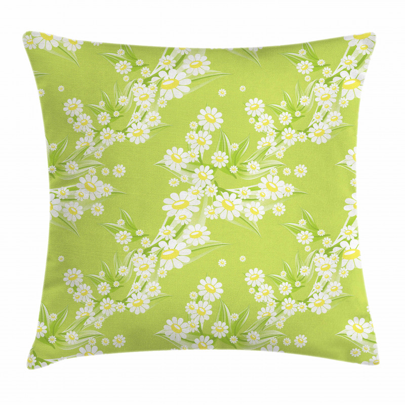 Fresh Green Springtime Pillow Cover