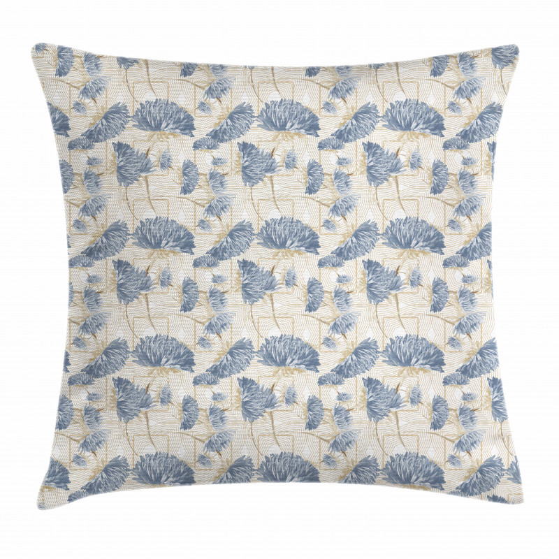 Soft Tones Shabby Ornate Pillow Cover