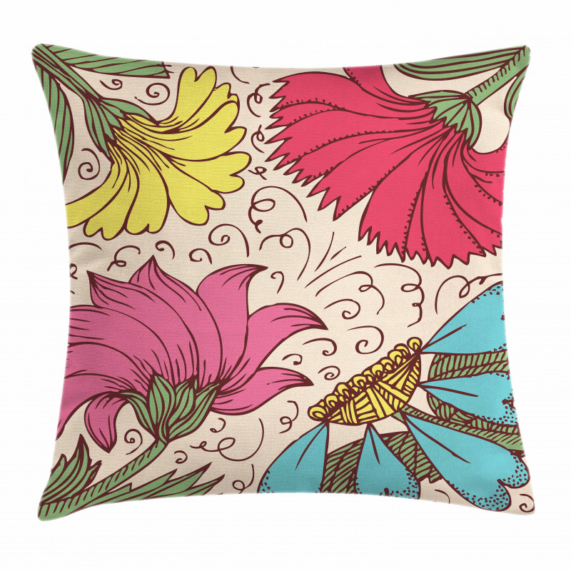 Old Fashioned Artwork Pillow Cover