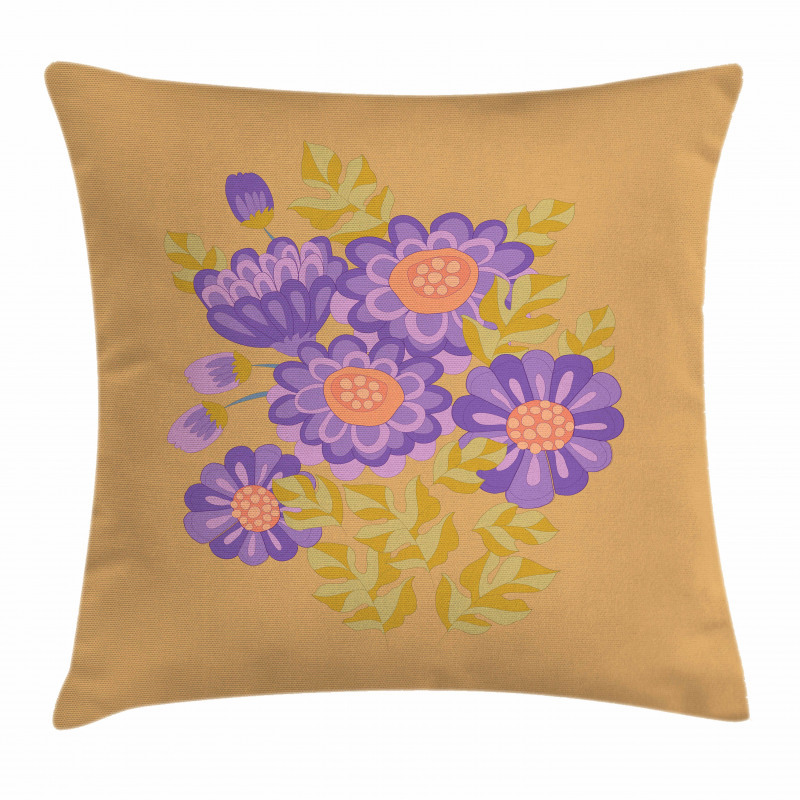 Bouquet of Fall Blossom Pillow Cover