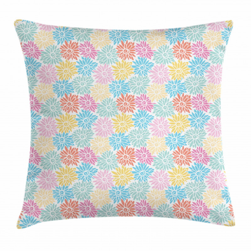 Field of Chrysanthemums Pillow Cover