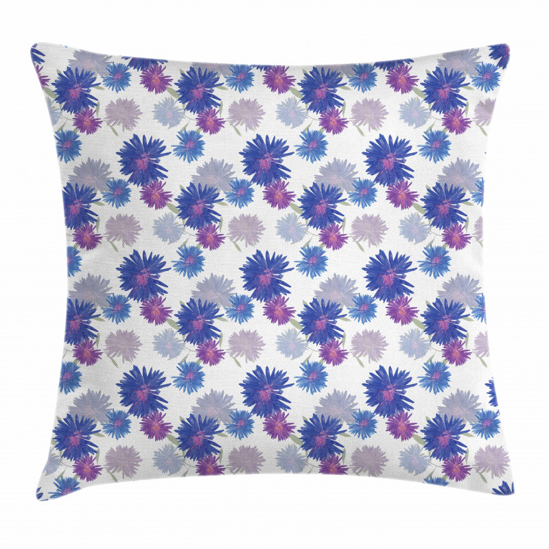 Blossoming Daisies Design Pillow Cover