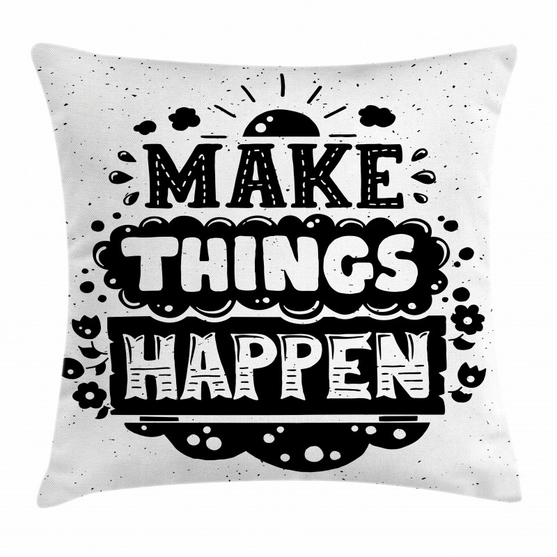 Hipster Phrase Pillow Cover