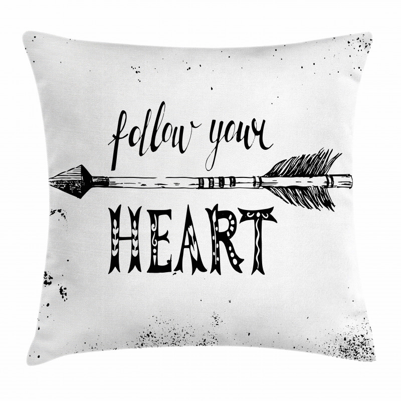 Follow Your Heart Pillow Cover