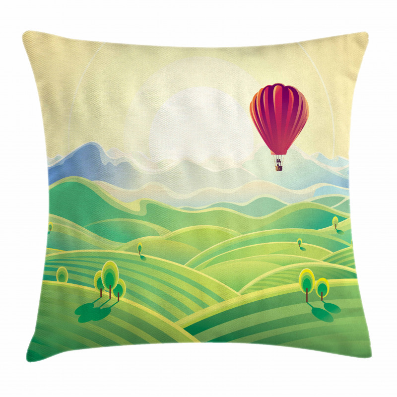 Peaceful Summer Field Pillow Cover