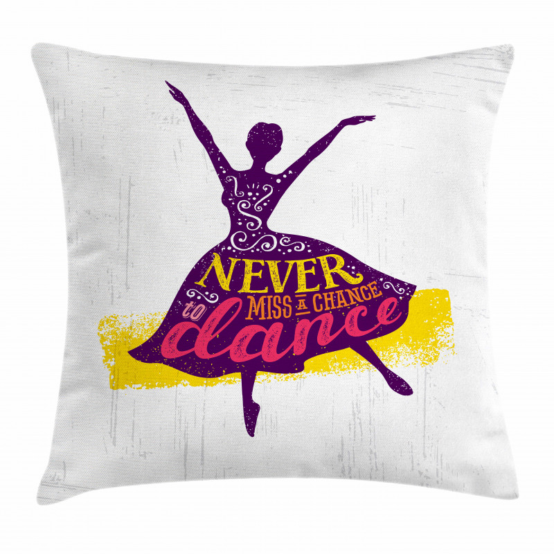 Female Dancer Pillow Cover