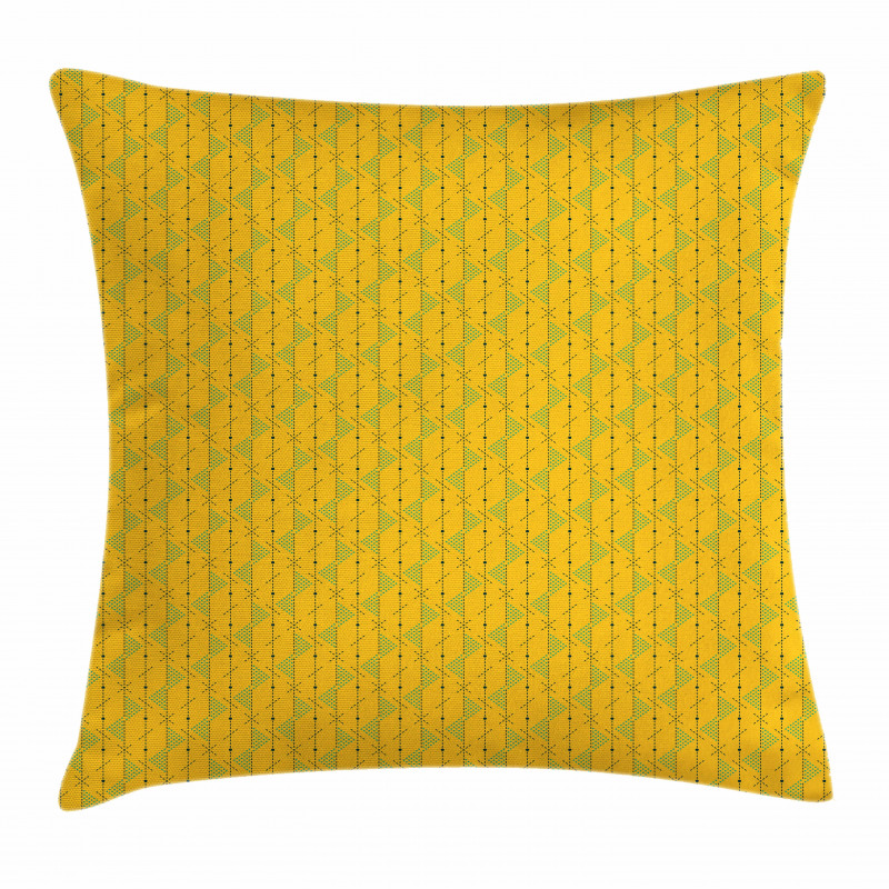 Geometric Dots Lines Pillow Cover