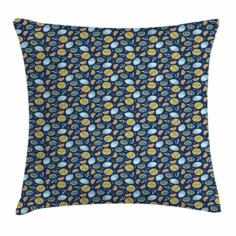 Lemons with Oranges Pillow Cover