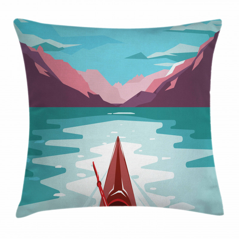 Kayak Adventure Pillow Cover