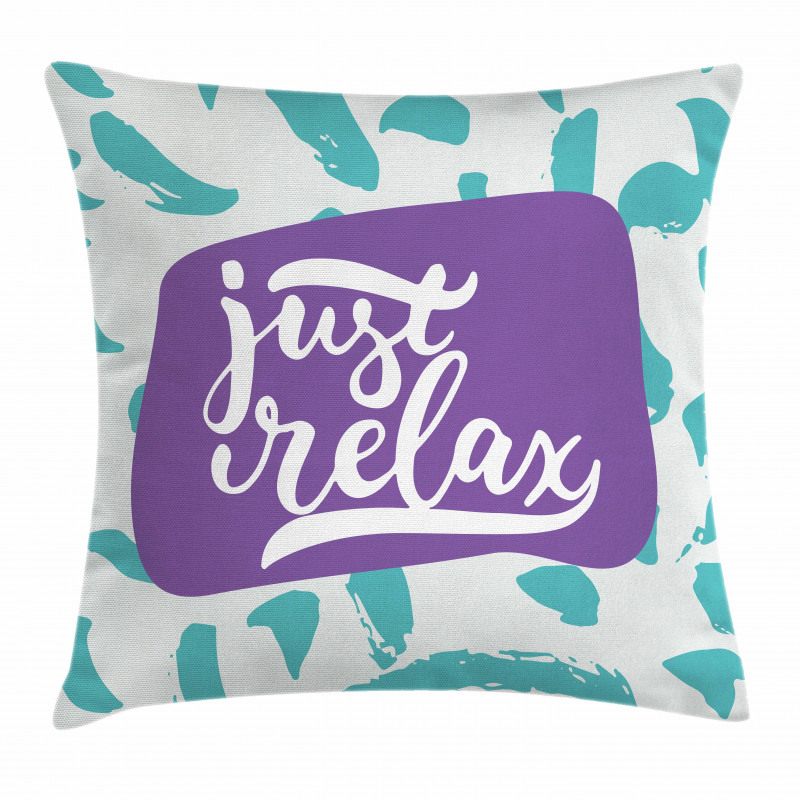 Calligraphic Message Pillow Cover