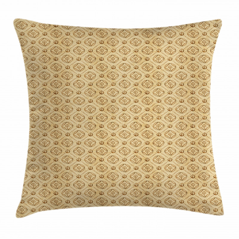 Diamond Shape Dots Pillow Cover