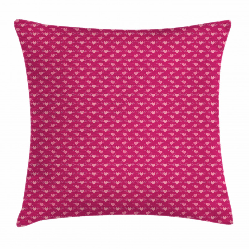 Doodle Pink Love Pillow Cover