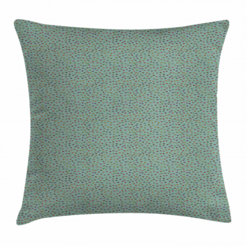 Love and Friendship Doodle Pillow Cover