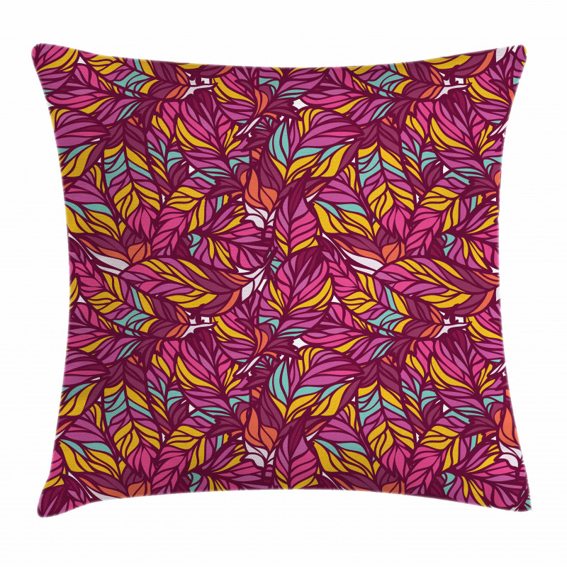 Psychedelic Vibrant Colors Pillow Cover