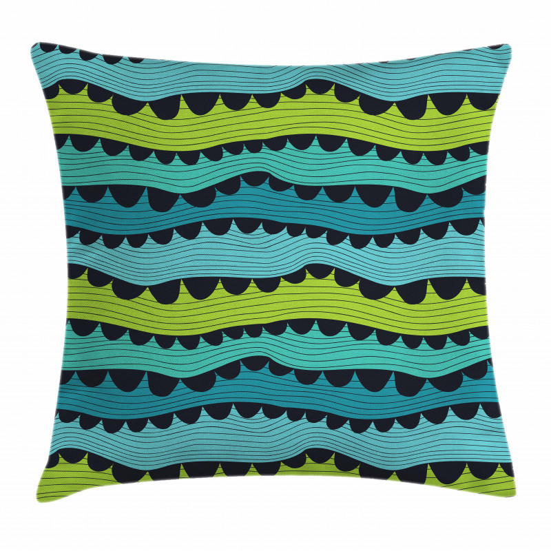Waves Artwork Pillow Cover