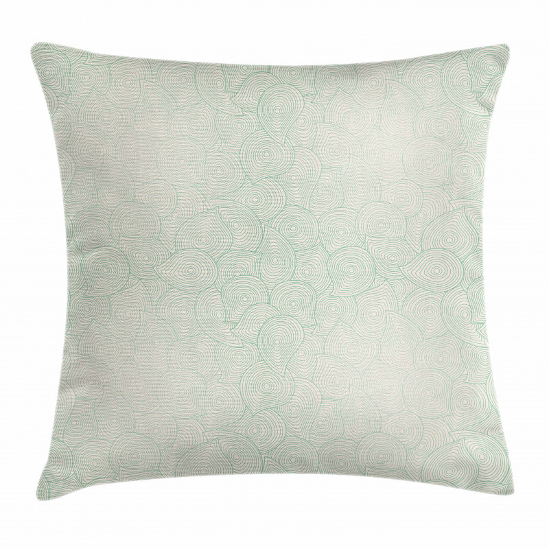 Jumbled Moire Composition Pillow Cover