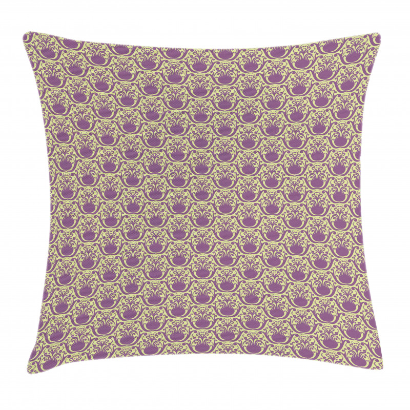 Abstract Damask Style Pillow Cover