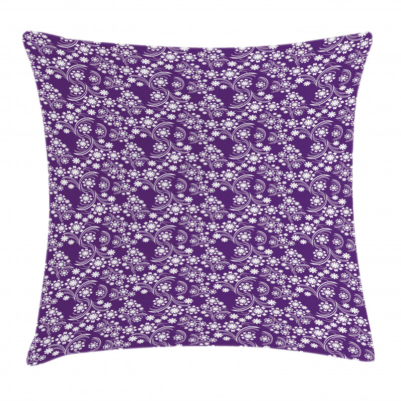 Abstract Curvy Stems Pillow Cover