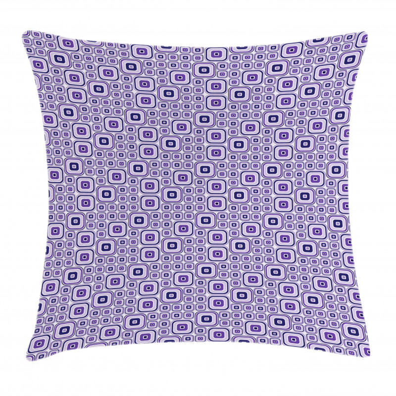 Funky Moire Square Module Pillow Cover