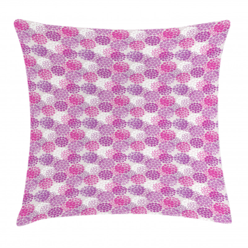 Overlapped Spring Petals Pillow Cover