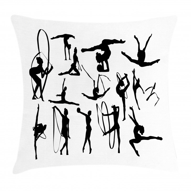 Aerobic Theme Design Pillow Cover