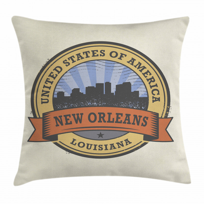 Louisiana City View Pillow Cover