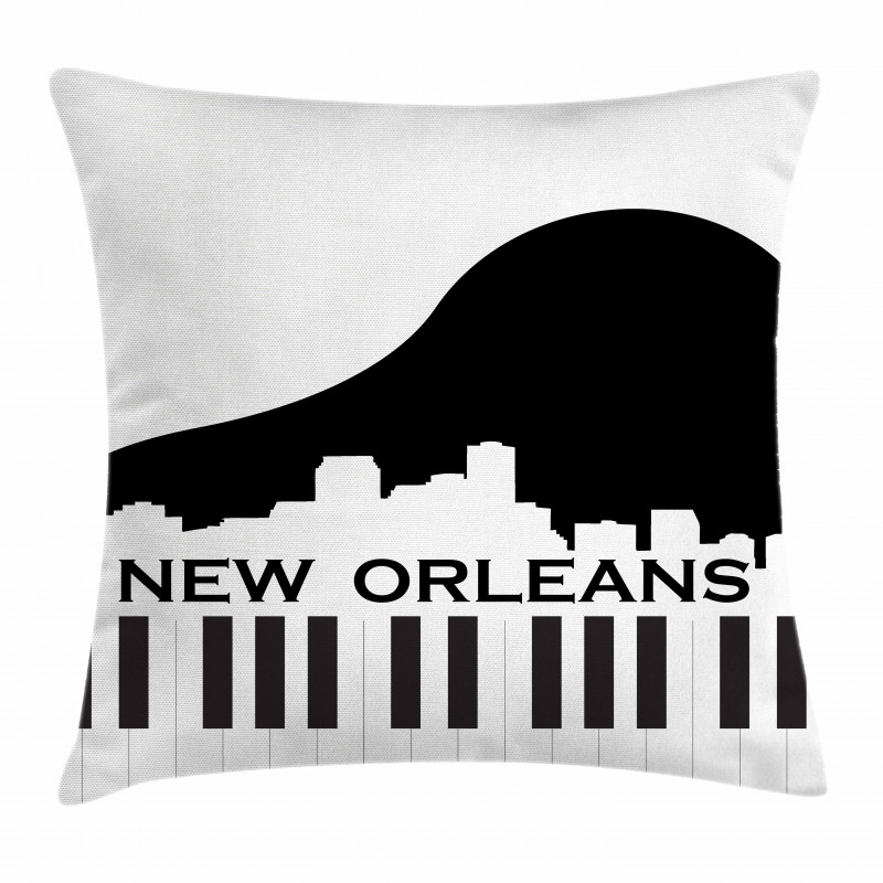 Piano Jazz Music Pillow Cover