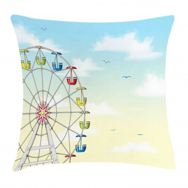 Colorful Cars Sky Pillow Cover