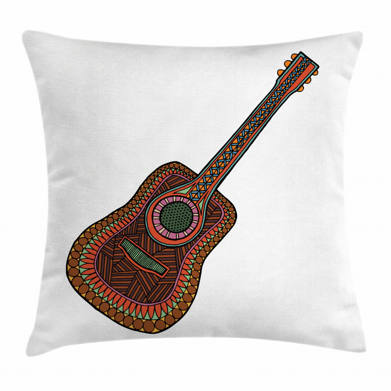 Acoustic Guitar Pillow Cover