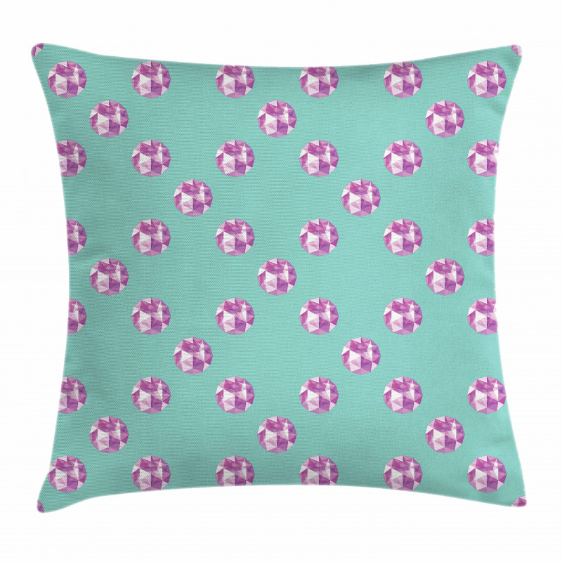 Realistic Gem Pattern Pillow Cover