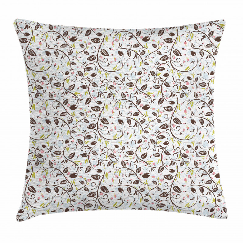 Curvy Stem Bud Ladybird Pillow Cover