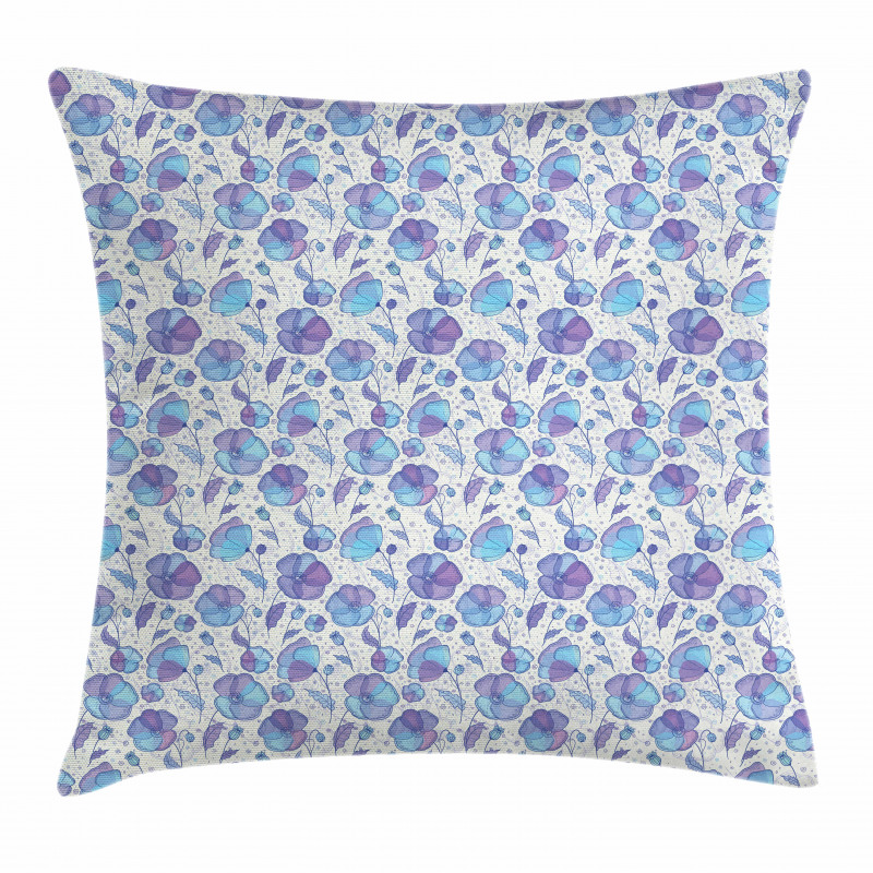 Abstract Blossoming Buds Pillow Cover