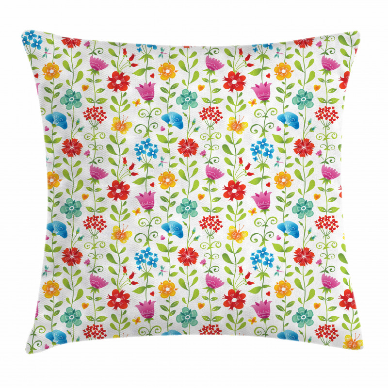 Garden Art Nature Revival Pillow Cover