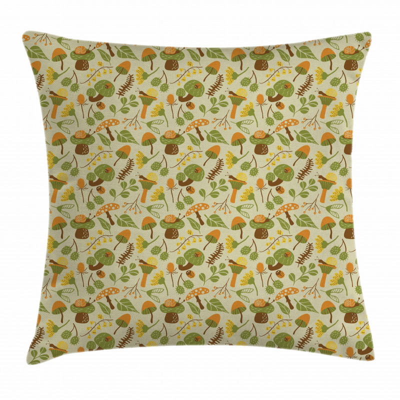 Autumn Thistle Campanula Pillow Cover