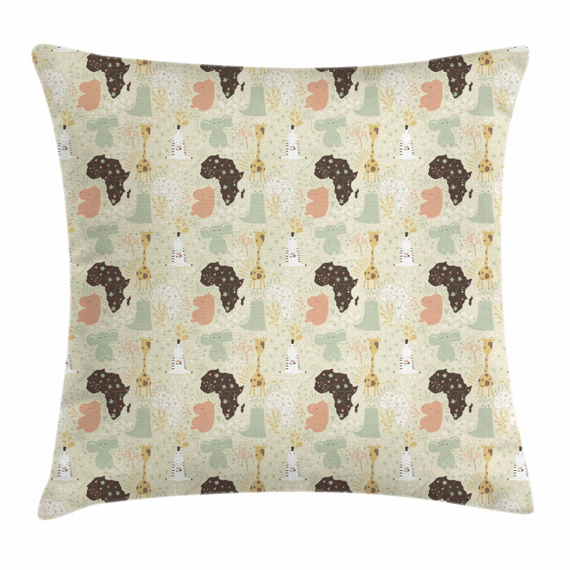Fauna Pattern Pillow Cover
