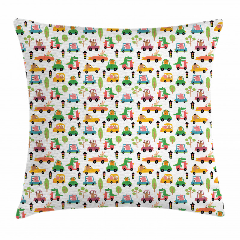 Nursery Cartoon Pillow Cover