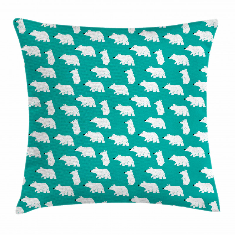 Funny Posing Wild Animal Pillow Cover